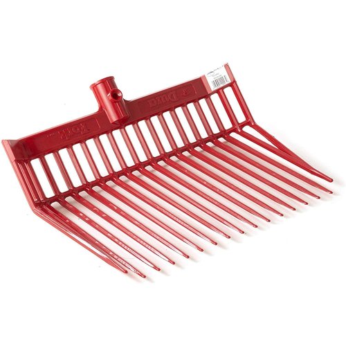 Little Giant PDF103RED 13 Inch DuraFork Polycarbonate Attachable Pitchfork Tool Replacement Head with Angled Tines, Red (3 Pack)
