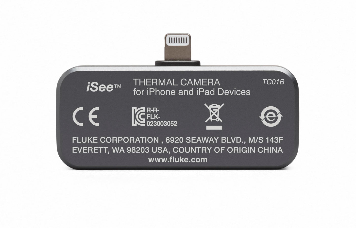 Fluke TC01B 25Hz - iSee Mobile Thermal Camera for iOS Smartphones, Temperature Range up to 1022°F