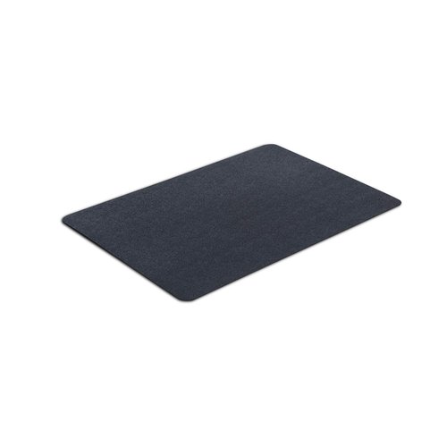 VersaTex Multi-Purpose Recycled PVC Floor Mat for Indoor or Outdoor Use, Utility Mat for Entryway, Tool Bench, Garage, Under-Sink, Patio, and Door Mat; 24" x 36", Black
