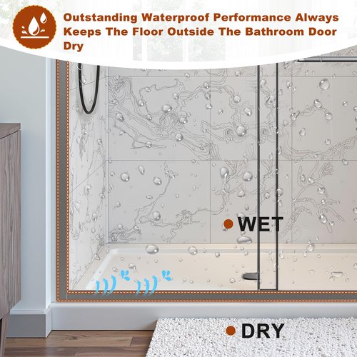 Osparple Shower Door 56-60" W x 58" H Semi-Frameless Double Sliding Tub Shower Doors Glass Shower Door with 1/4" (6mm) Clear SGCC Tempered Glass, Towel Rail and Auxiliary Handle, Chrome