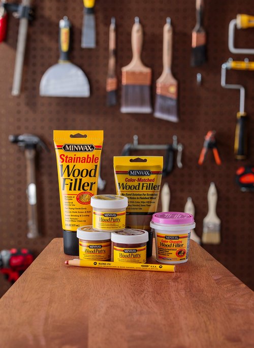Minwax 448500000 Color-Matched Filler Wood Putty, (Cherry 6-oz)