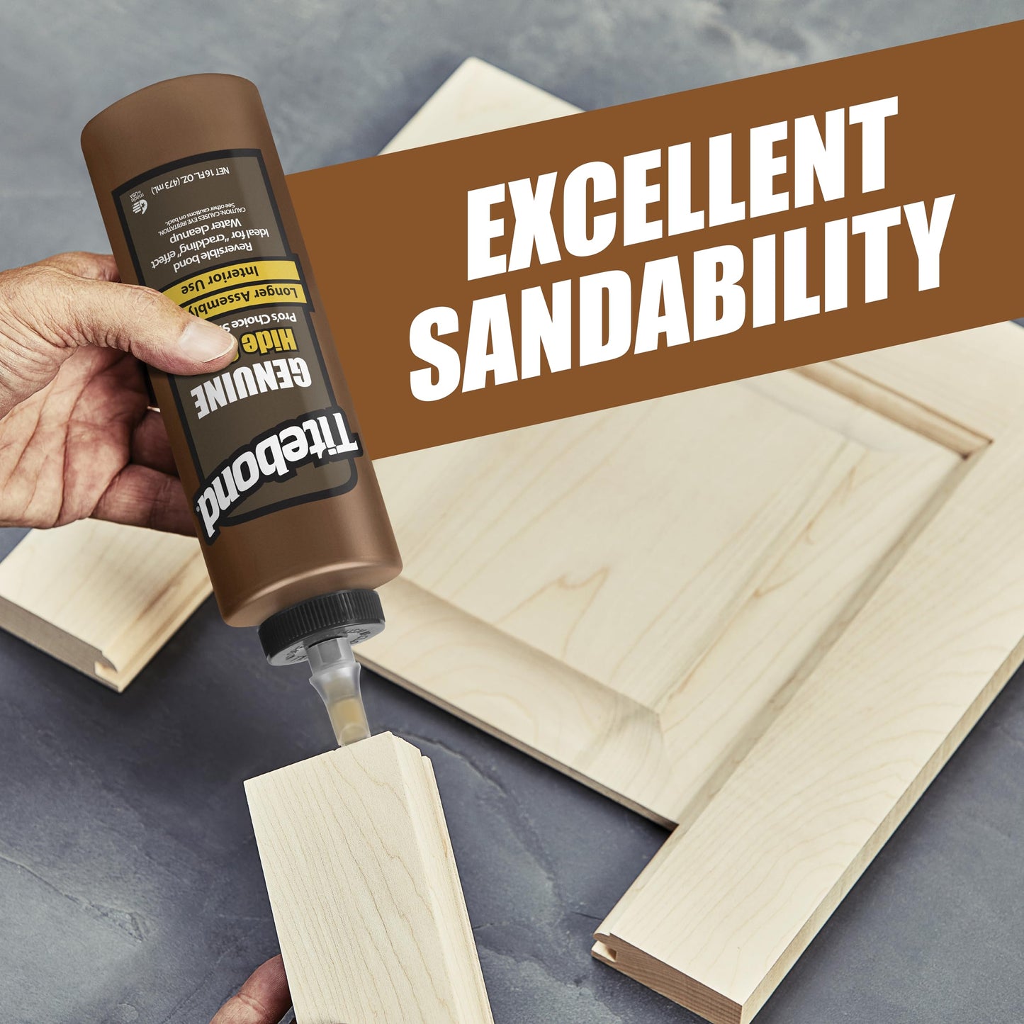 Titebond Genuine Hide Glue 16 Oz. – Ready-to-Use Adhesive for Fine Furniture, Antique Restoration, Musical Instruments, Slow Set, Creep-Resistant, Creates Crackling Effect on Wood – 5014