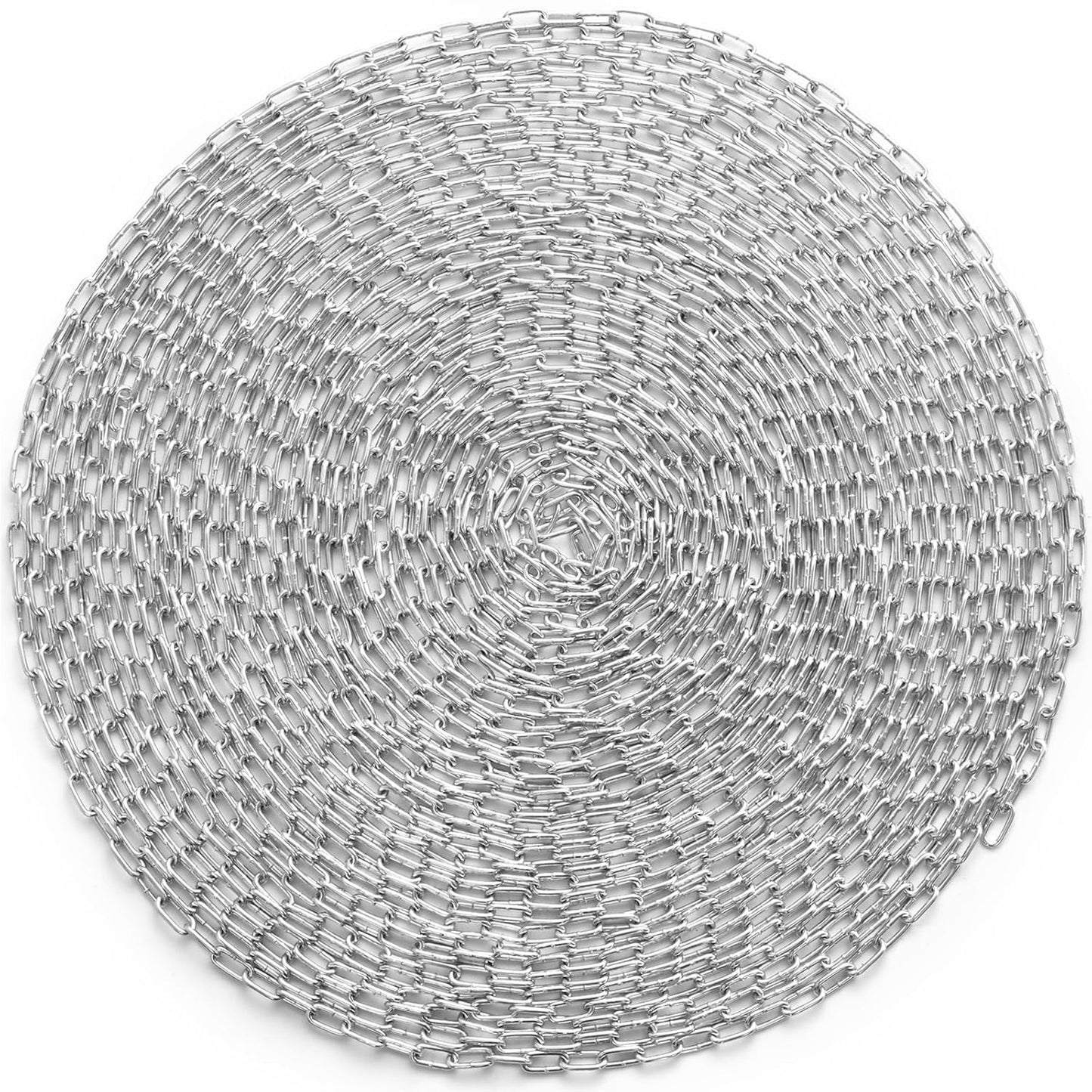 VEVOR Grade 30 Chain 3/16 Inch by 100Ft Length Grade 30 Proof Coil Chain Zinc Plated Grade 30 Chain for Towing Logging Agriculture and Guard Rails