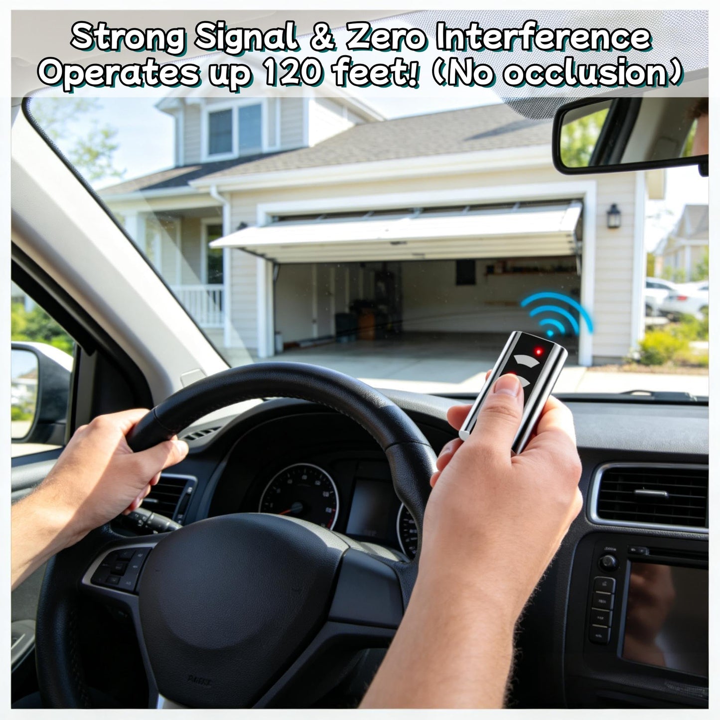 2 Garage Door Opener Remote for LiftMaster Chamberlain Craftsman Openers Since 1993, Replace 893MAX 890MAX 893LM 973LM 373LM