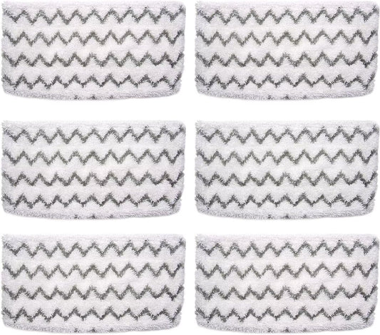 6 Pack S1000 S2001 Steam Mop Replacement Pads for Shark S1000 S1000A S1000C S1000WM S10001C S1200 & S2001 SteamSpot Steam Mop