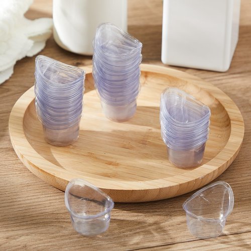 Teenyyou 200 Pcs 5ml Eye Wash Cup Disposable Eye Wash Cups Plastic Measuring Cup Portable Cleaning Cups for Rinse and Flush