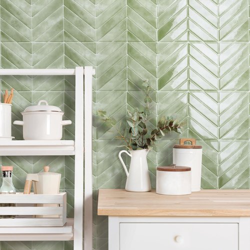 SMART TILES Peel and Stick Backsplash - 5 Sheets of 11.43" x 9" - 3D Adhesive Peel and Stick Tile Backsplash for Kitchen, Bathroom, Wall Tile