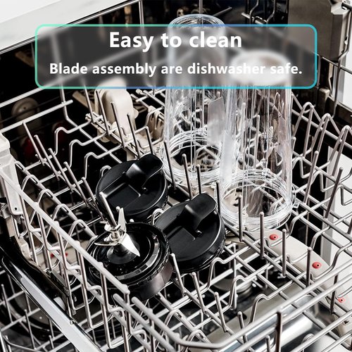 6 Fins Blender Replacement Parts Compatible for Ninja Blender, Blender Blade Fits Ninja BL660 BL660C BL663 BL663CO BL770 BL770A BL770W BL771 BL771C BL772 BL773CCO BL780 BL780C BL780CO BL740 BL740C
