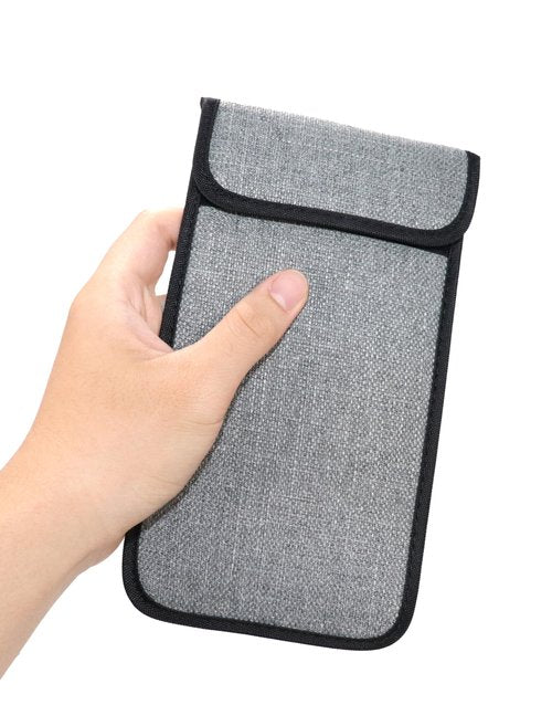 Getgear Faraday Bag, RFID Signal Blocking Pouch for Bitcoin Hardware Wallet, Security Key, Car Key, Bank Cards, PSSD/Portable Hard Drive, Anti-Theft Signal Blocking and data storage Safe (M)