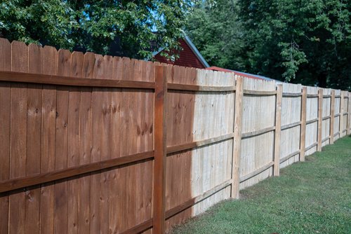 SaverSystems #1 Deck Premium Wood Fence Stain - Semi-Transparent Sealer (1 Gallon, Dark Walnut)