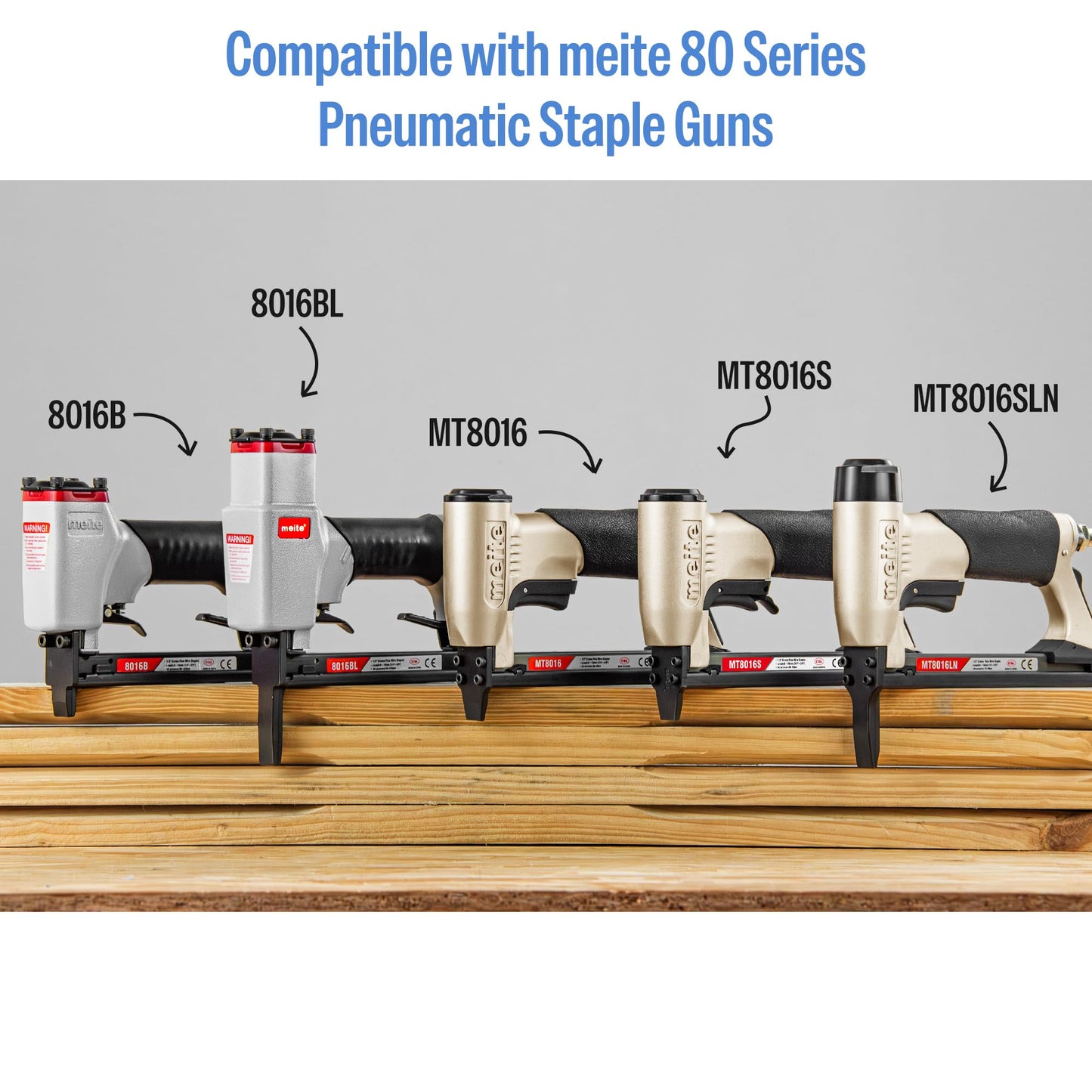 meite 21 Gauge Upholstery Staples, 1/2-Inch Crown with 3/8-Inch Length Galvanized Heavy Duty Staples for Staple Guns MT8016, MT8016S, and MT8016SLN (10,000 Counts)