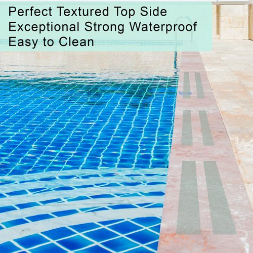 Leyibo Anti Slip Tape Clear Waterproof Outdoor/Indoor with Roller, 3" x 35Ft Non Slip Traction Grip Tape for Bathtubs, Boats, Stairs, Pools, Transparent, Soft, Comfortable for Bare Feet (3" X 35')