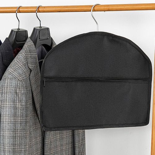 2 Pack Hanger Diversion Safe, Hidden Pocket for Valuables Fits Under Hanging Clothes, Portable Hidden Safe for Home & Travel Security Storage, Secret Compartment Hanger (Black)