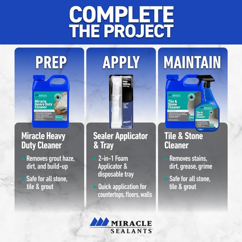 Miracle Sealants Grout Sealer Aerosol Spray, 15 oz