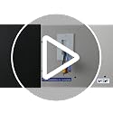 VCE White Brush Wall Plate for Low Voltage Cables - 2 Pack
