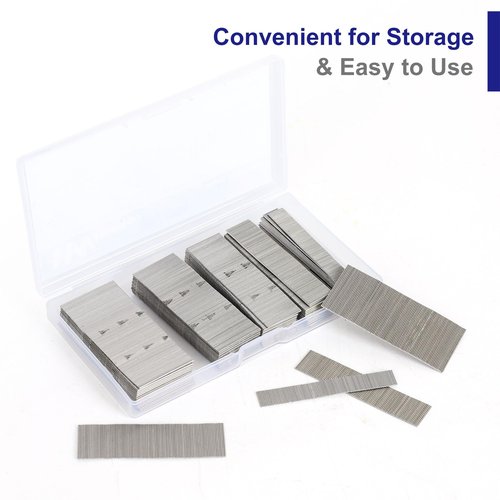 HAMWOO 10000Pcs 23 Gauge Stainless Steel Pin Nails, Headless Pinner Nails (3/8",5/8",4/5",1",1-3/16") assorted 5 sizes for Molding Cabinetry Building photo frame,handicrafts
