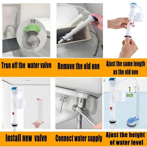 For KOHLER GP1083167/GP1138930 Toilet Fill Valve Replacement -Design For Kohler Toilet Tank Parts, Adjustable Toilet Repair Kit Inside Tank,Easy Installation