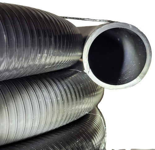 3/4" x 50 ft Black UL Listed Non-Metallic Flexible Liquid Tight Electrical Conduit with Fittings