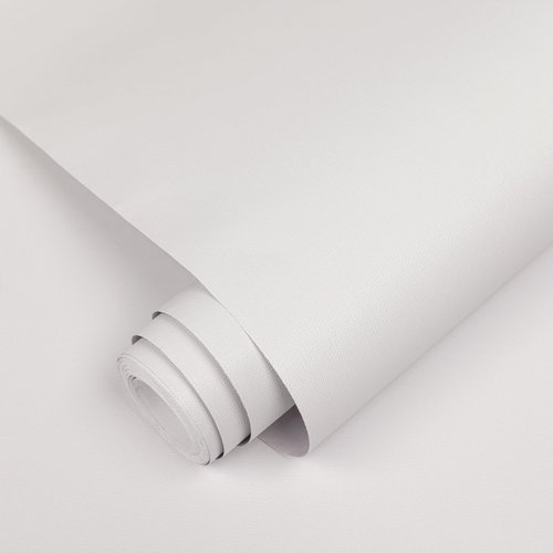 Abyssaly White Contact Paper White Peel and Stick Wallpaper Matte Wallpaper Self-Adhesive Removable Decorative Contact Paper for Cabinets Countertops Shelve 15.7 in X 118 in