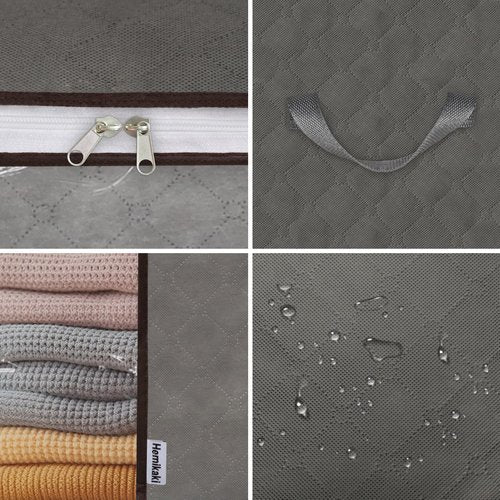 Hemikaki Non-Woven Clothes Storage Bag 90L - Large Capacity Dustproof Organizer with Clear Window for Seasonal Wardrobe