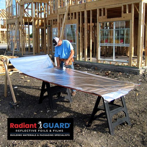 RadiantGUARD Radiant Barrier 1000 sq ft Insulation Roll Xtreme Heavy Duty Attic Foil, 48-inch by 250-feet Perforated Breathable Double Reflective Aluminum Thermal Roll