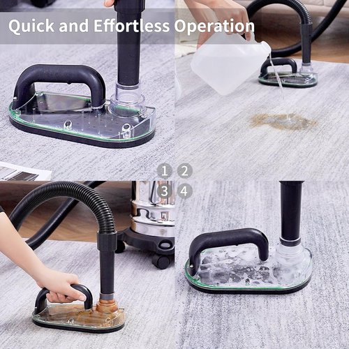 Mungha Sub Surface Extraction Tool, Handheld Carpet Extractor & Stain Remover Attachment for Wet Dry Vacuums, Deep Cleaning Shampooer Solution for Pets Dogs