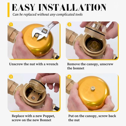 905-212 Repair Kit for Febco 765-1, Bonnet and Poppet Repair Kit fit 765 Vacuum Breakers and Backflow Preventers Febco 765 1 Inch And 1 1/4 Inch