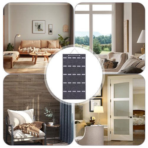 Wall Sunglasses Organizer - Felt Sunglass Storage The Door | Eyeglass Display and Organization Hanger for Bedroom Apartment Dormitory Home Study Room