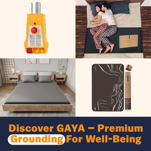 GAYA Grounding Tester for Earthing – Instant Result, Easy to Use Conductivity Tester for Grounding Mats, Sheets & Wristbands – Portable & Reliable Ground Test for Earthing Devices – Battery Included