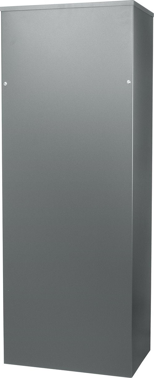 Winbest Large Steel Freestanding Floor Parcel Lockable Drop Slot Mail Box, Grey