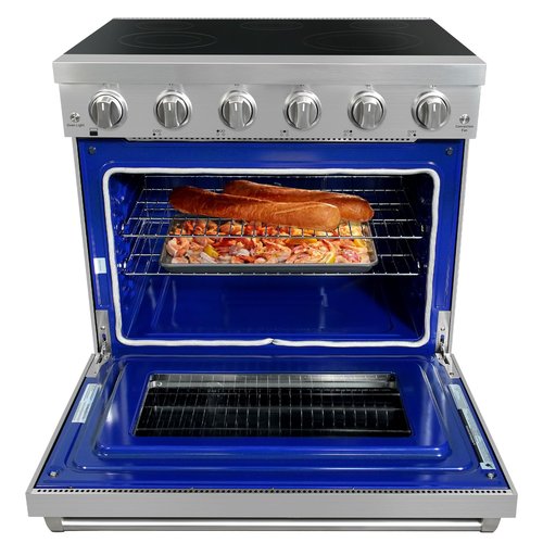 CT Copper Tailor 36 Inch Electric Range with Convection Oven,Freestanding Oven, 6.0 cu. ft. Capacity,in Stainless Steel