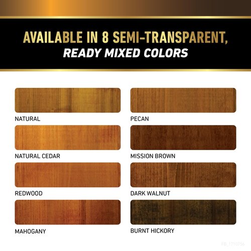 Flood Easy Seal 1 gal. Natural Cedar Semi-Transparent Exterior Wood Finish