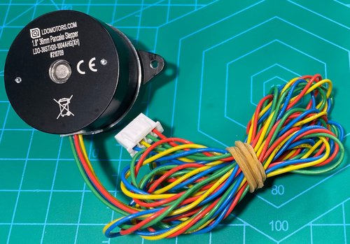 LDO NEMA14 36mm Round Pancake Motor LDO-36STH20-1004AHG(XH)