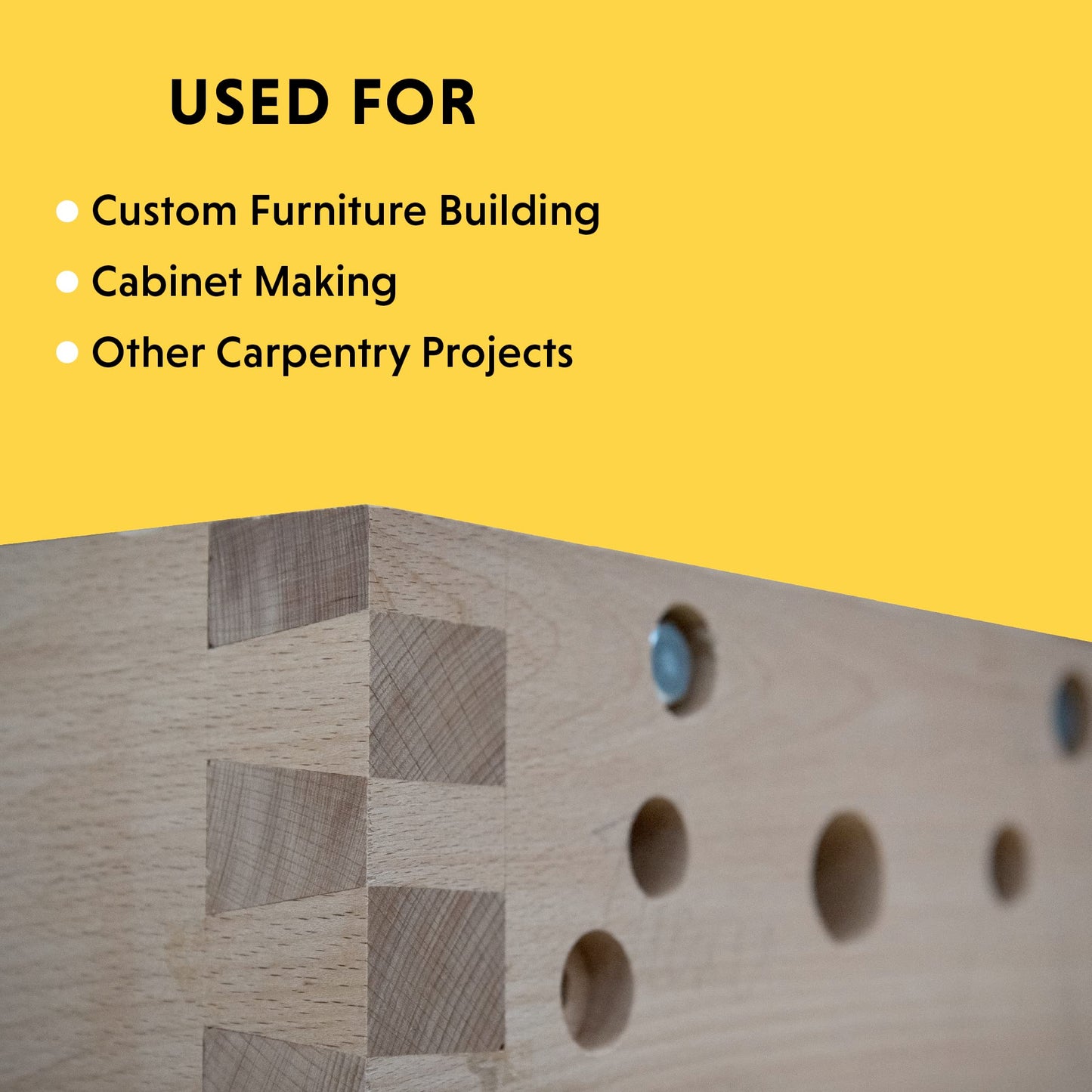 General Tools Woodworking Dovetail Jig - 12" Template Kit for Furniture & Wood Cabinet Making,Gold