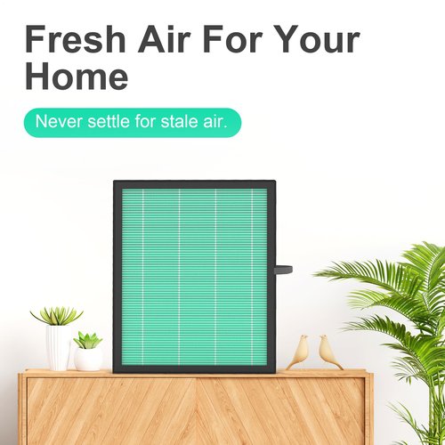 MK04 Air Filter Replacement for AROEVE MK-04 Air Purifier, 4 Layers H13 True HEPA High-Efficiency Aeroeve Aerove Filter, 3 Pack - Pet Dander Version