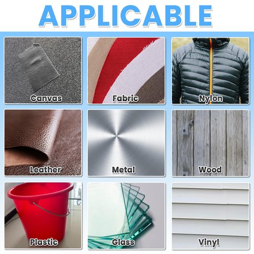 Waterproof Repair Tape for Fabric, Awning, RV Roof, Underbelly, Tarp, Tent, Sail and Boat Cover Outdoor Repair Patch, Heavy Duty, UVproof, Multipurpose Black