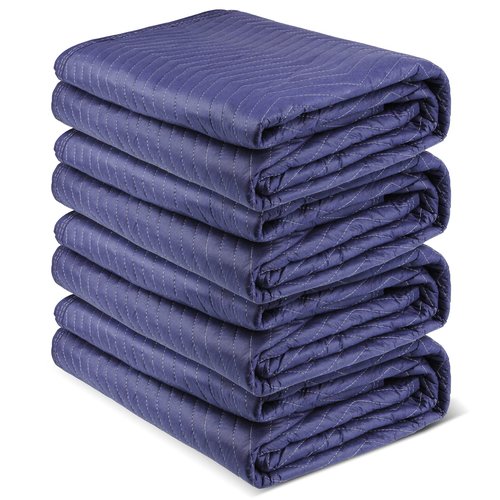 Olympia Tools 4-Pack Heavy Duty Padded Moving Blanket, 72 x 80 in, Packing Blankets for Moving