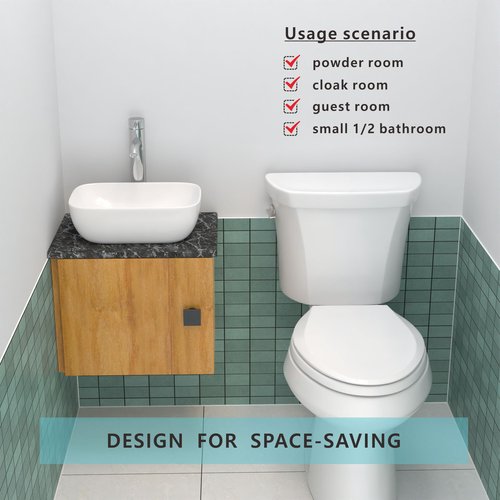 J-FAMILY JFBS88 14.5'' x 10'' Bathroom Small Vessel Sink Above Counter White Porcelain Ceramic Sink Bowl Small Vanity Sink Lavatory Wash Basin