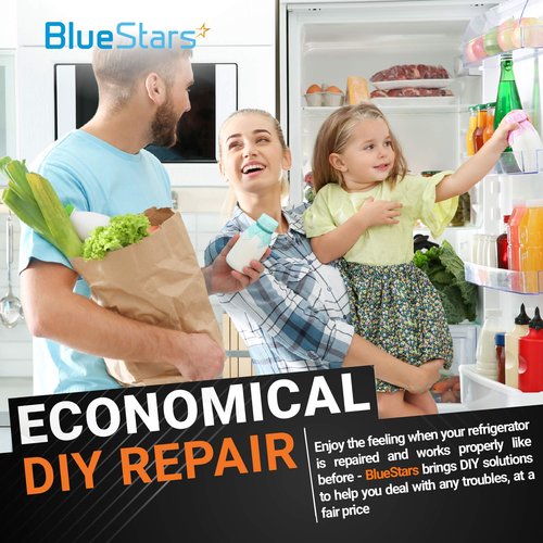 BlueStars WR51X10055 Refrigerator Defrost Heater Replacement - Enhanced Durability with METAL SHIELD - Compatible with G.E & Kenmore Refrigerators - Replaces AP3183311 914088 AH303781 EA303781