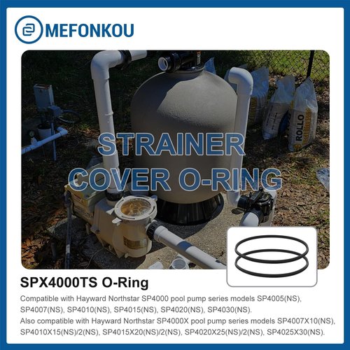 MEFONKOU SPX4000TS Strainer Cover T-Seal O-Ring Compatible with Hayward Northstar Pool Pumps, Fits for 2003-2007 (2/Pack)