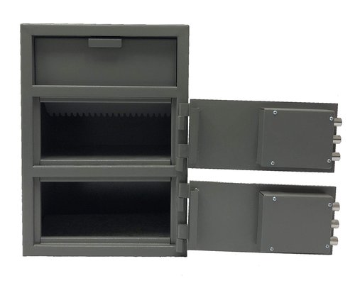 SOUTHEASTERN F2820EE Double door drop depository safe for business with quick access digital lock