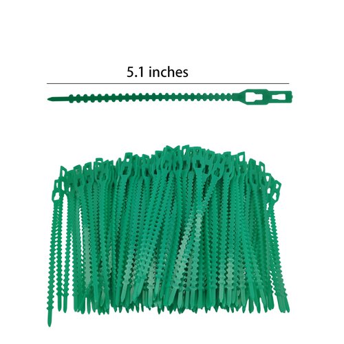 200Pcs Adjustable Plant Ties, Garden Plant Green Ties, Multi-Purpose Sturdy Garden Plant Twist Ties.