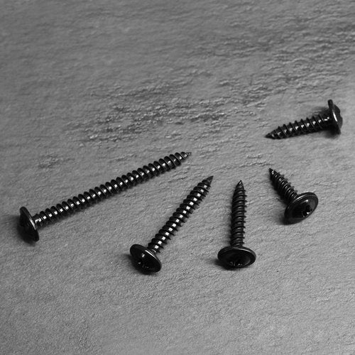 Black Wood Screws, #8×3/4 inch 300Pcs Black Phillips Modified Truss Head Wood Screws Quick Metal Self Tapping Zinc Oxide Used in Household Appliances,Furniture,Woodworking by B1jounie YA
