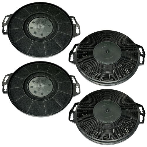 Beaufan 4 Pack CACF006 Charcoal Filters Replacement for CIARRA Range Hood Models CAS75918B, CAB75918B, CAS75918A, CAS75905, CAB75905, Comes in a Set with 4 Pack, Can be Replaced Twice
