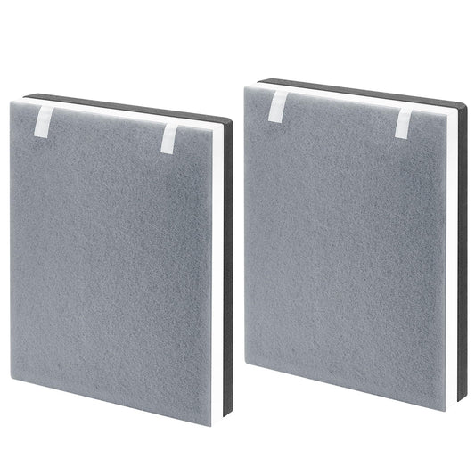 2 Pack Vital 100 HEPA Replacement Filter Compatible with LEVOIT Vital 100 Air Purifier, High-Efficiency Activated Carbon Set, Part Number 100-RF