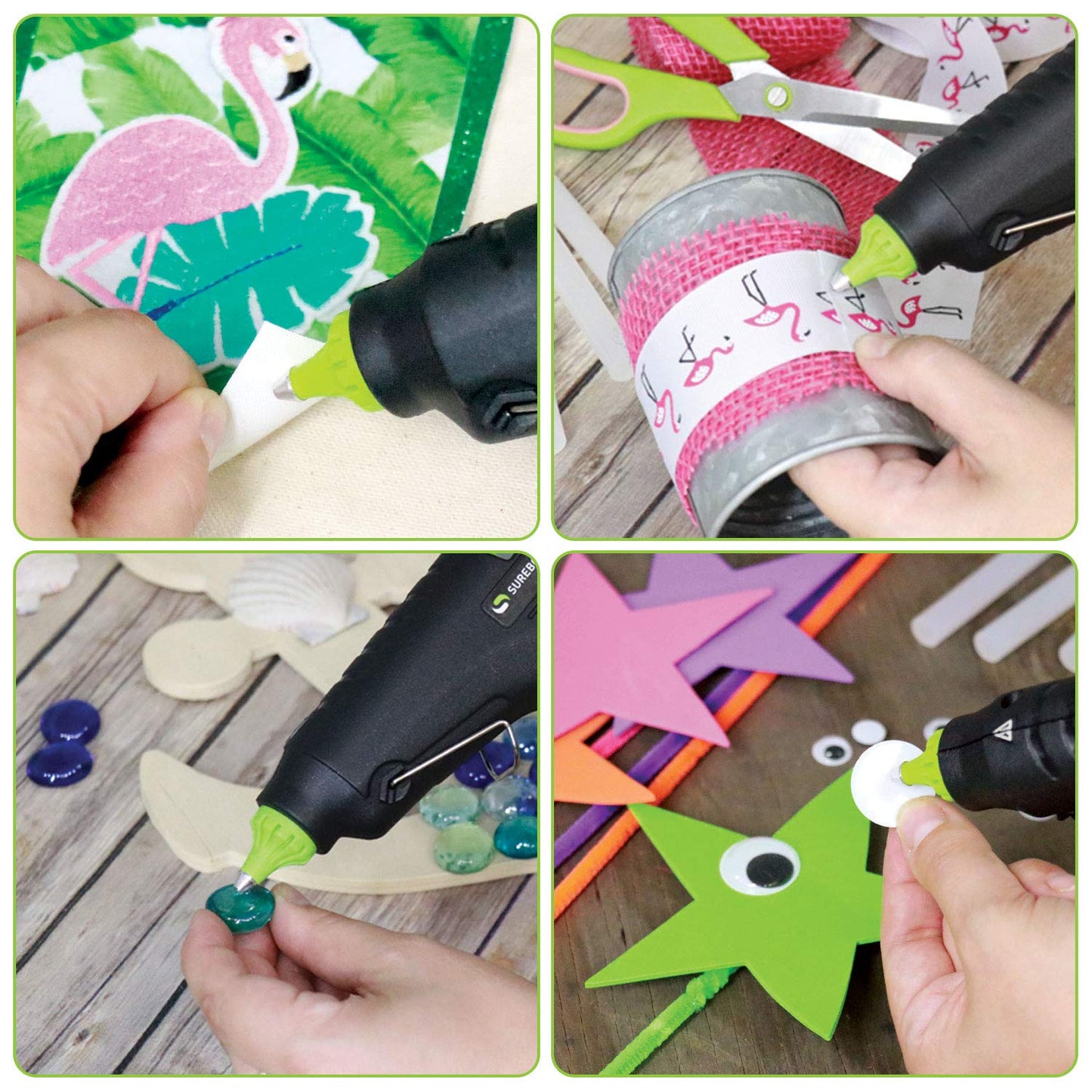 Surebonder DT-270 Dual Temperature 40W Full Size Hot Melt Glue Gun-Uses 7/16" D Glue Sticks