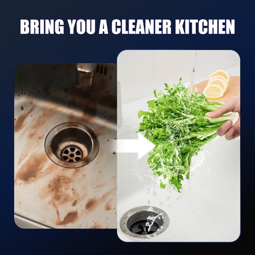 Garbage Disposal Splash Guards 3 3/8" Sink Baffle QCB-AM Replacement for InSinkErator Evolution Series, Upgraded Removable Quiet Collar Drain Plugs, Garbage Disposer Accessories, Black