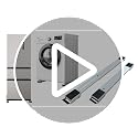 YU LI 3DH White Heavy-Duty Appliance Rollers, 20-32in Adjustable Moving Base for Washing Machines & Refrigerators