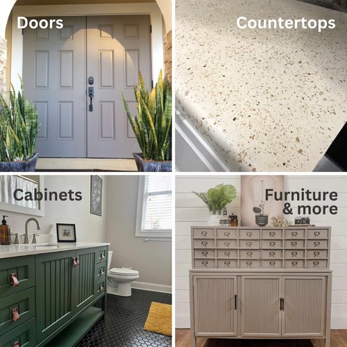 Beyond Paint Furniture, Cabinets and More All-in-one Refinishing Paint Gallon, No Stripping, Sanding or Priming Needed, Bright White, 3.79 Litre (BP24)