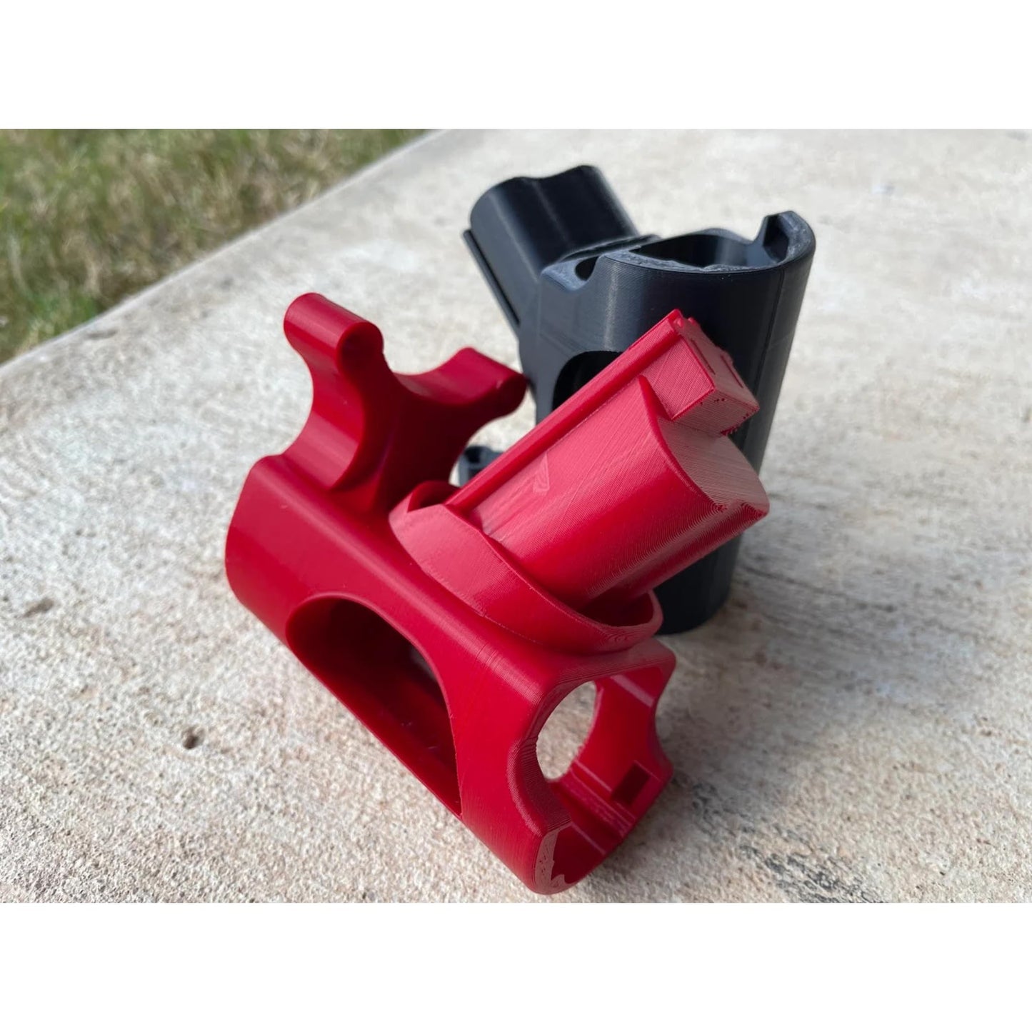 Tool & Battery Wall Mount for Milwaukee M12 - Pegboard Compatible - Red